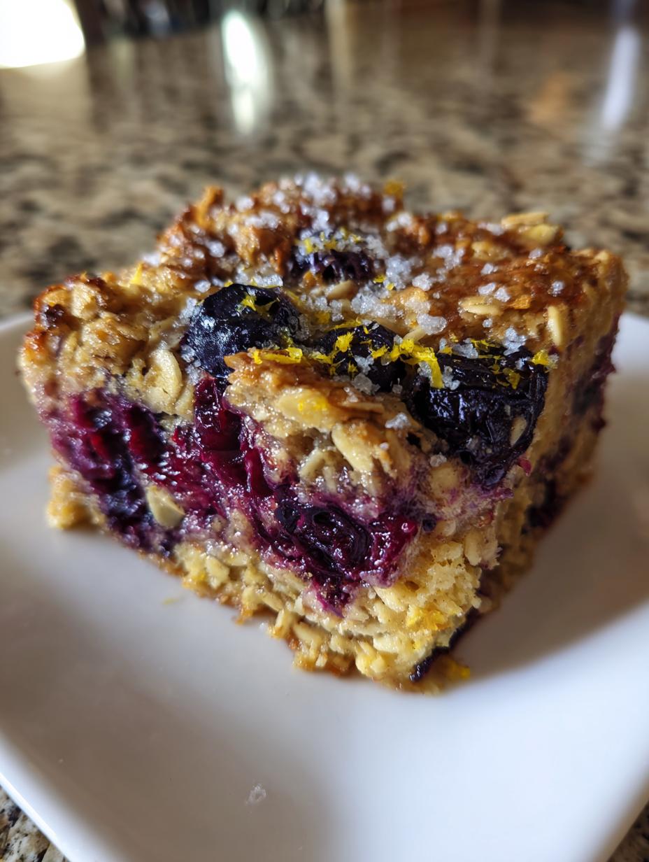 Healthy Lemon Blueberry Baked Oatmeal Fresh and Zesty - detail 2