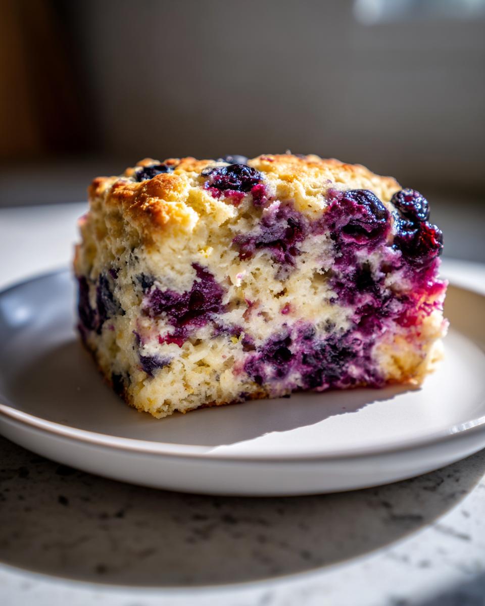 Healthy Lemon Blueberry Cottage Cheese Scones - detail 1