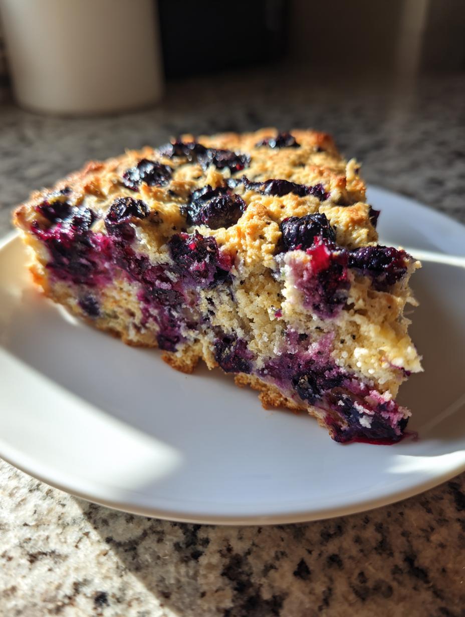 Healthy Lemon Blueberry Cottage Cheese Scones - detail 2