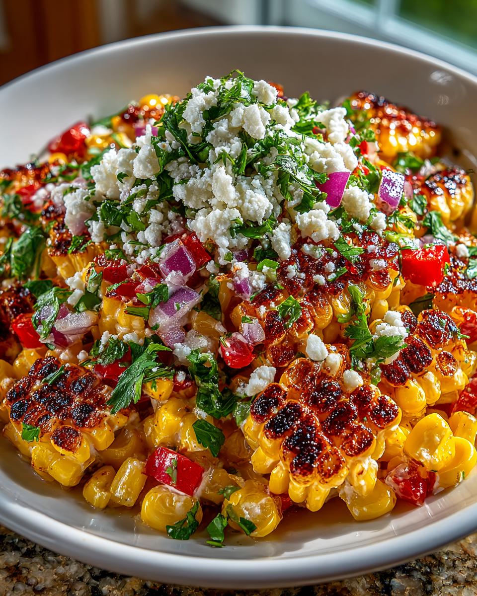 Healthy Mexican Street Corn Salad Easy Elote Style - detail 1