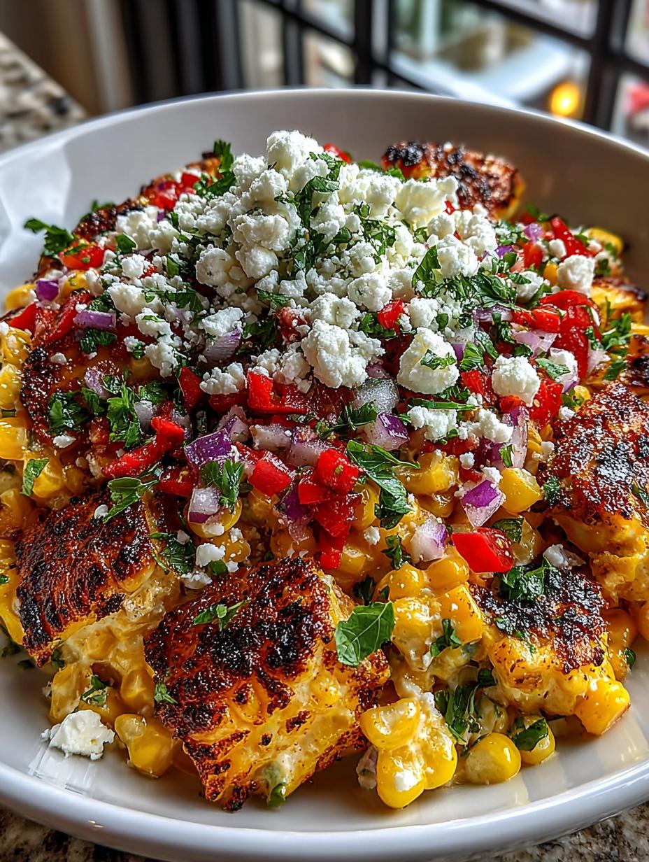 Healthy Mexican Street Corn Salad Easy Elote Style - detail 2