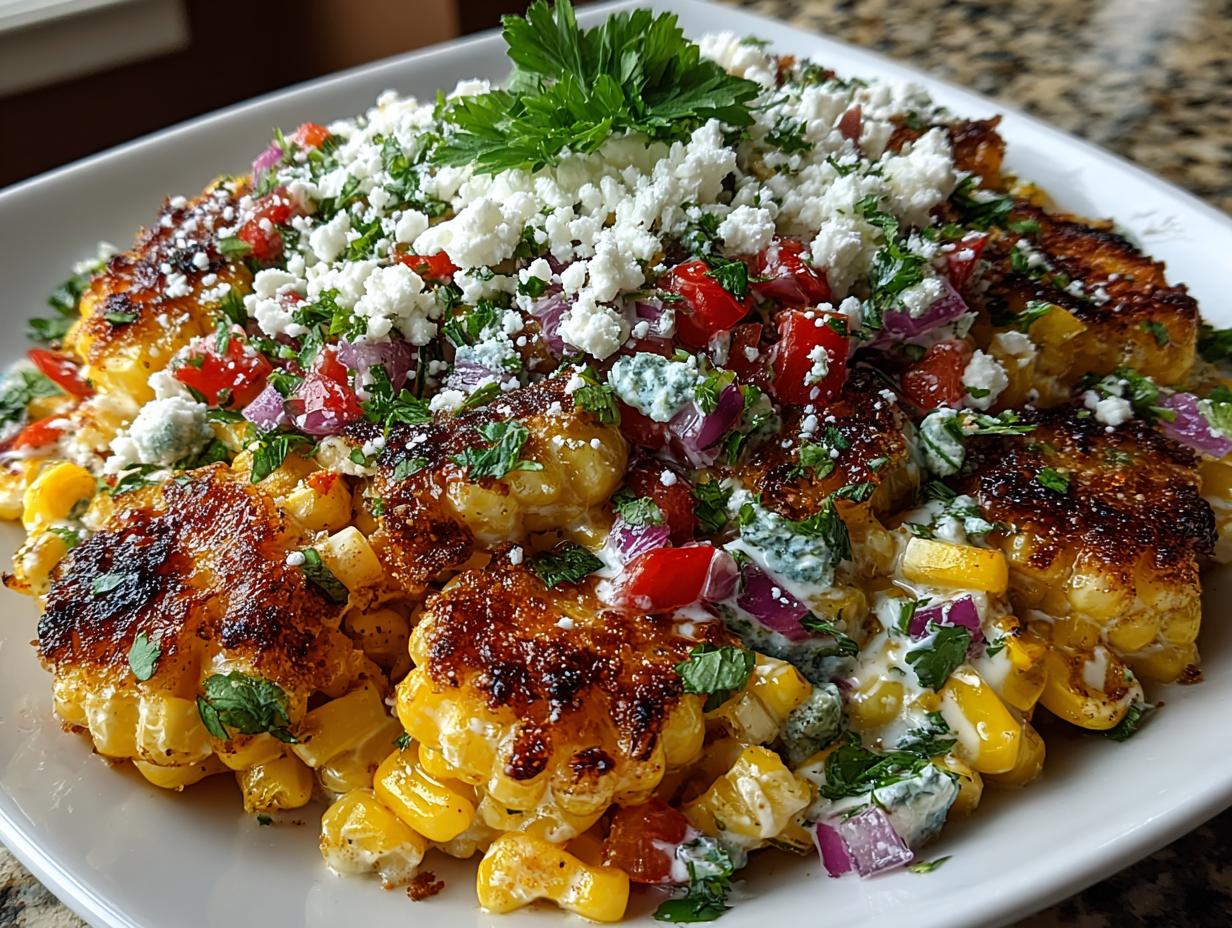 Amazing 180-Calorie Healthy Mexican Street Corn Salad
