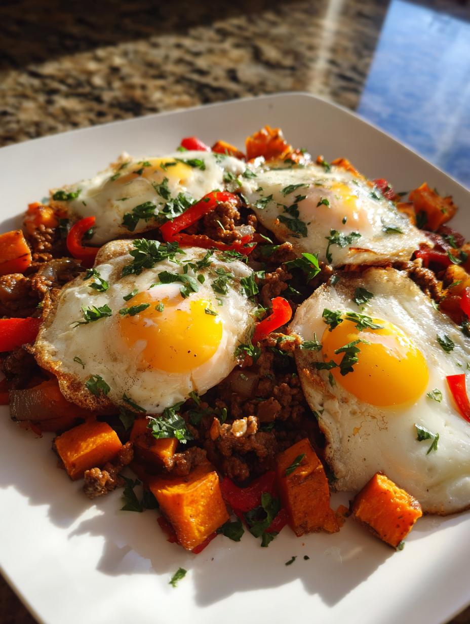 Healthy Sweet Potato and Turkey Breakfast Hash - detail 2