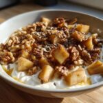High Protein Apple Cinnamon Skyr Breakfast Bowl