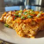 High Protein Buffalo Chicken Dip Creamy and Spicy