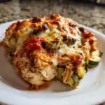 High Protein Chicken Zucchini Bake Low Carb