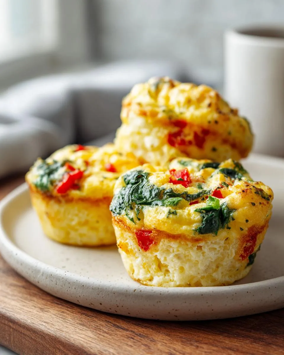 High Protein Cottage Cheese Egg Bites Oven Baked - detail 1