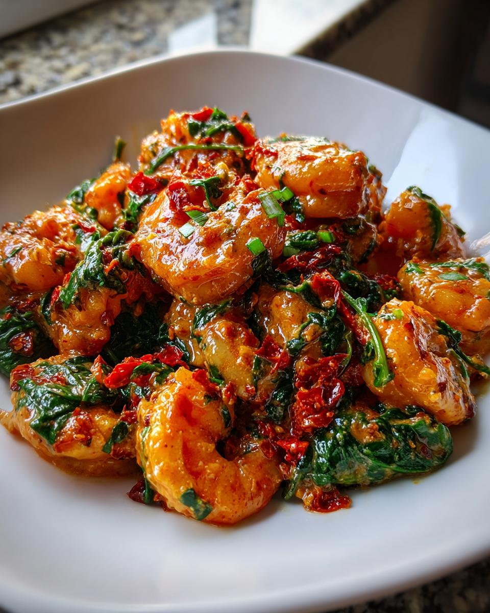 High Protein Creamy Sun Dried Tomato Shrimp - detail 1