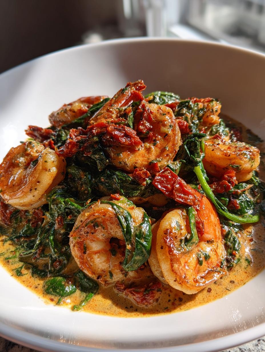 High Protein Creamy Sun Dried Tomato Shrimp - detail 2