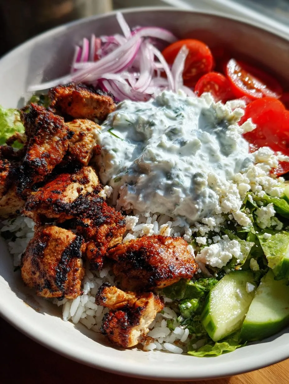 High Protein Greek Chicken Bowls - detail 3