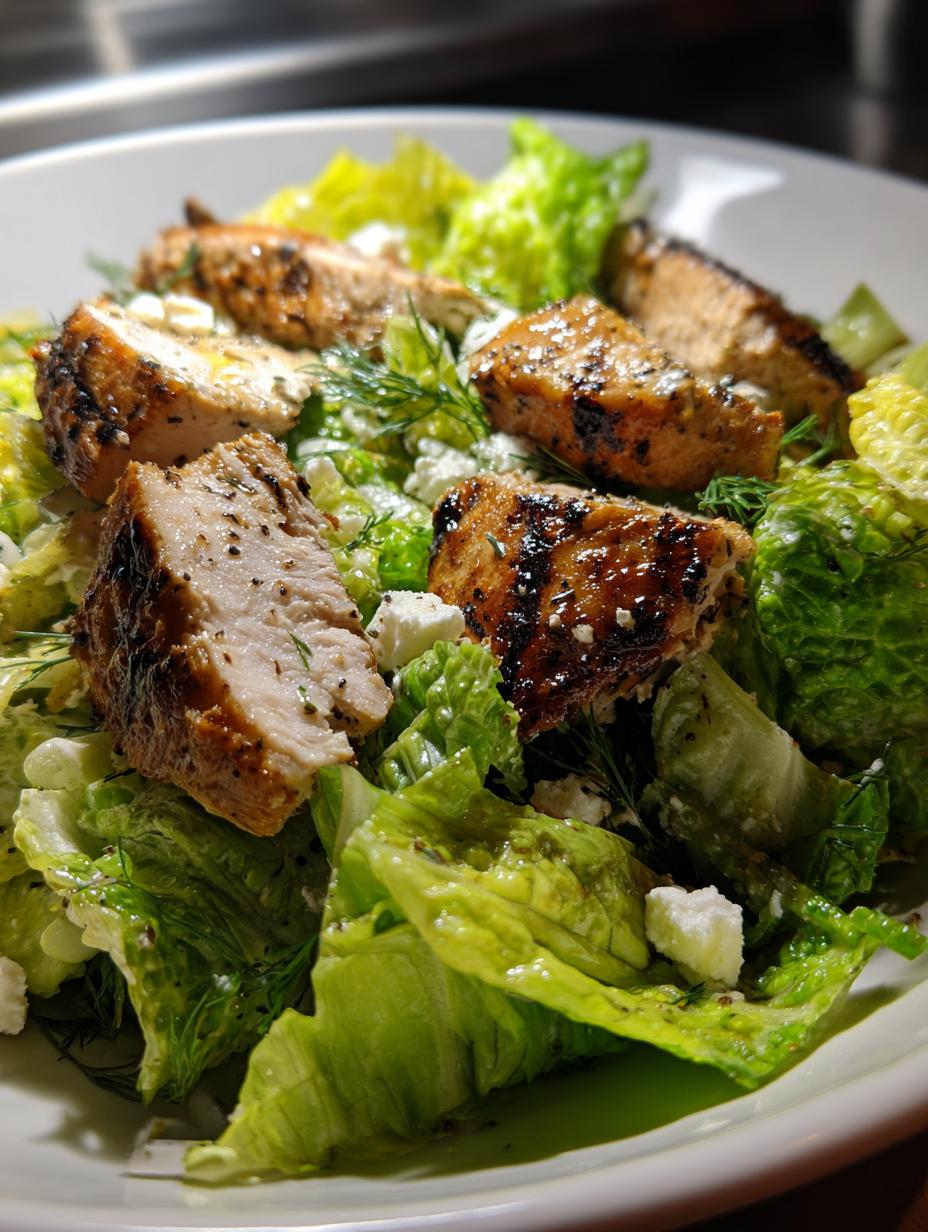 High Protein Greek Lettuce Salad Maroulosalata - detail 2