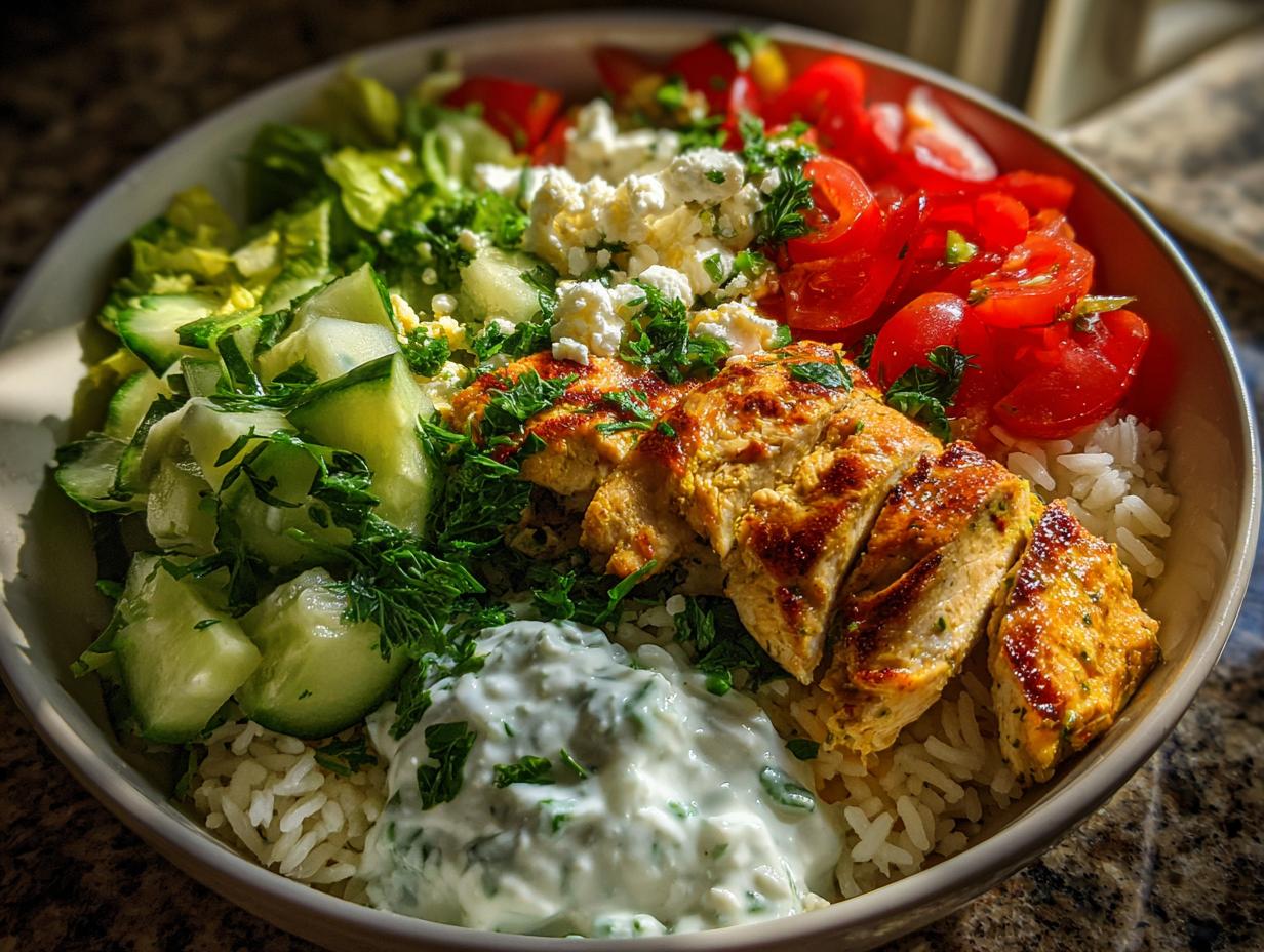 Amazing 42g Protein High Protein Mediterranean Lemon Dill Chicken Bowls