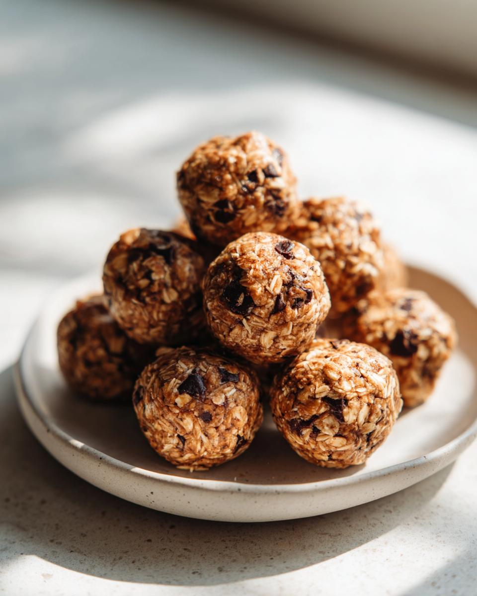 High Protein Oatmeal Protein Balls No Bake Snack - detail 1
