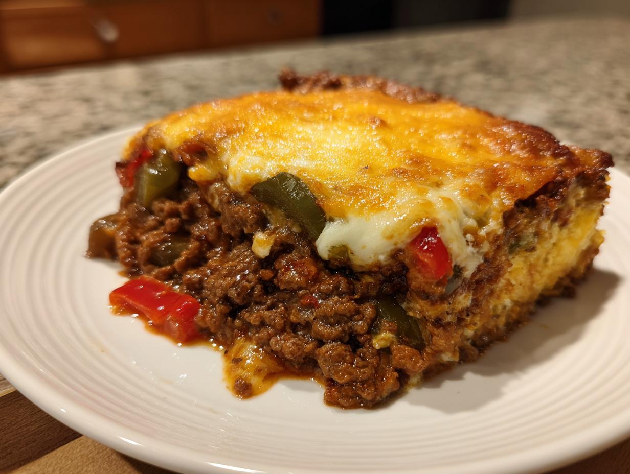 High Protein Philly Cheesesteak Casserole Low Carb
