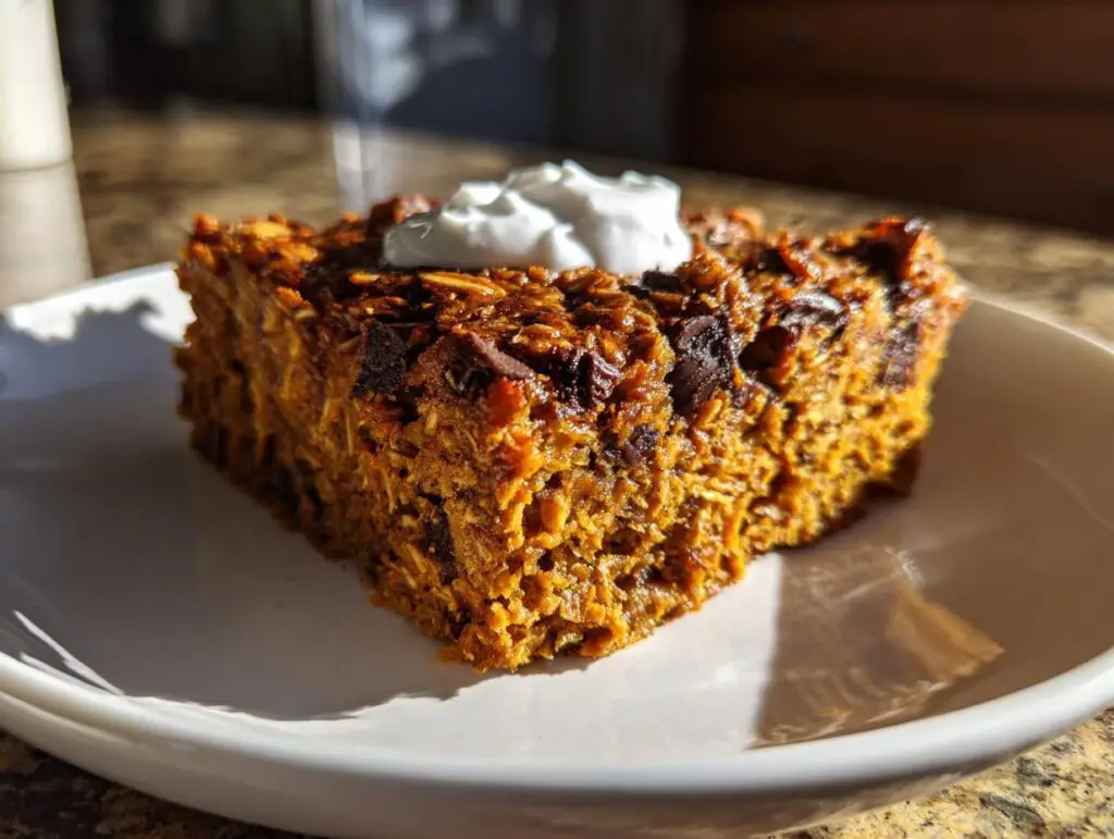 High Protein Pumpkin Baked Oatmeal