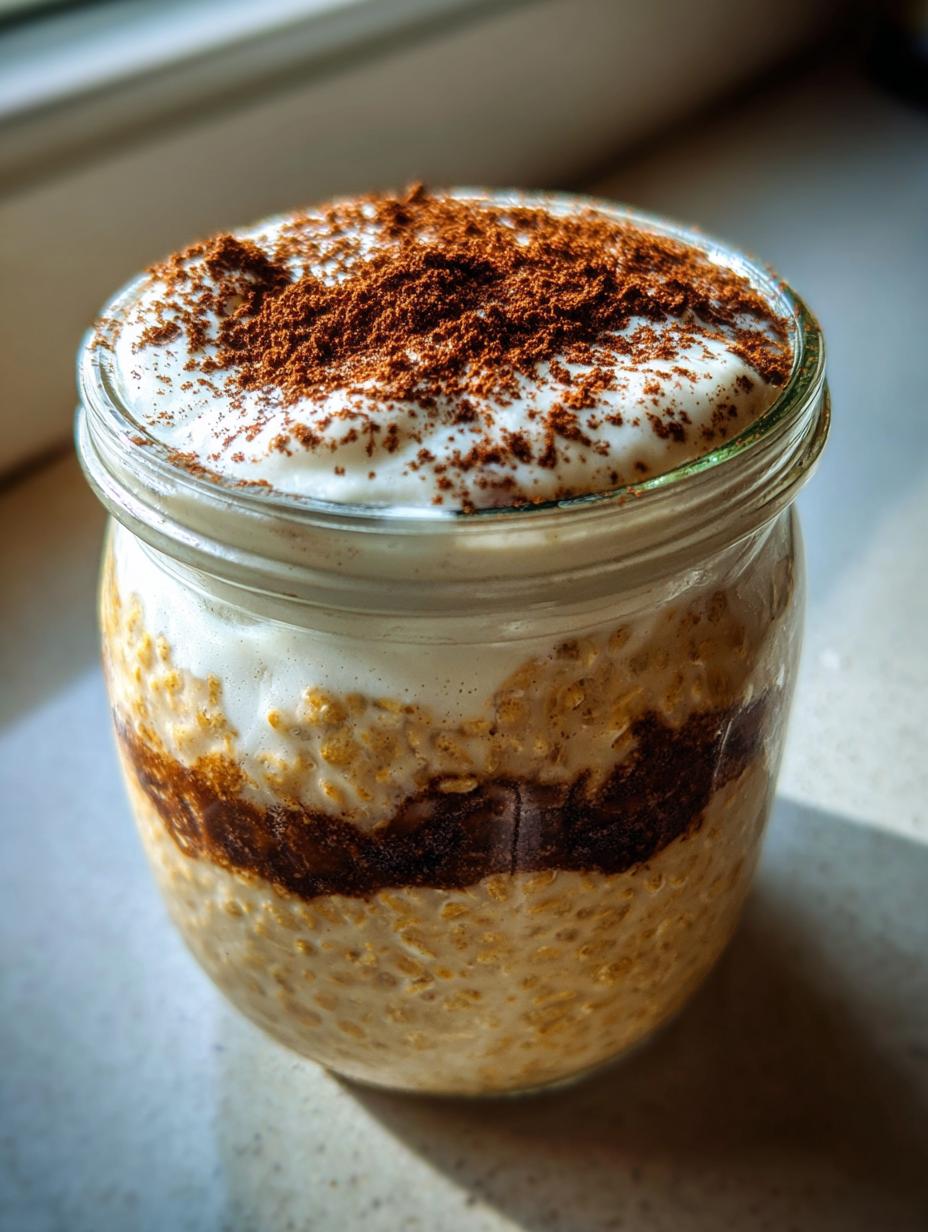 High Protein Tiramisu Overnight Oats - detail 2