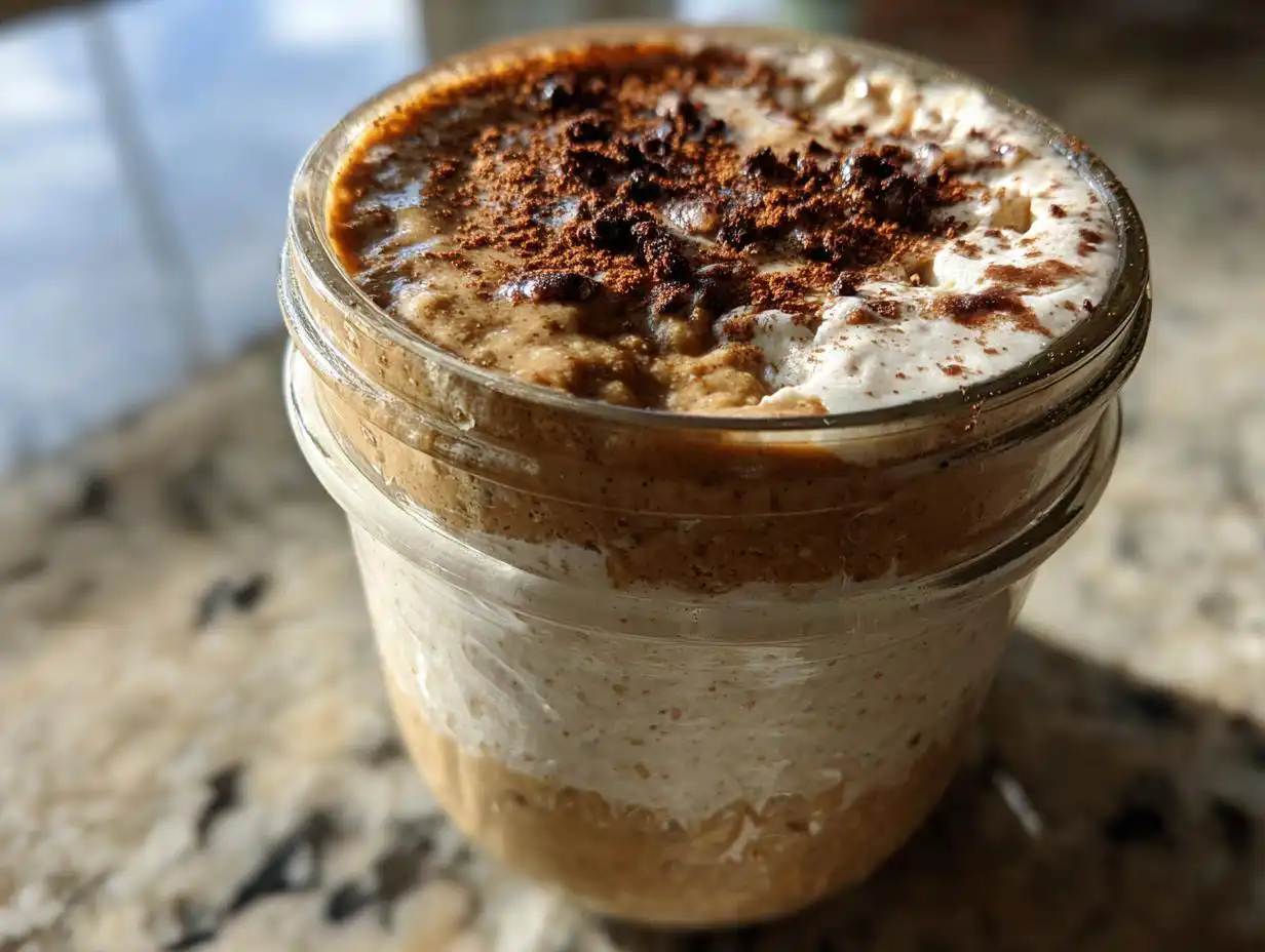 25g Protein High Protein Tiramisu Overnight Oats Secret