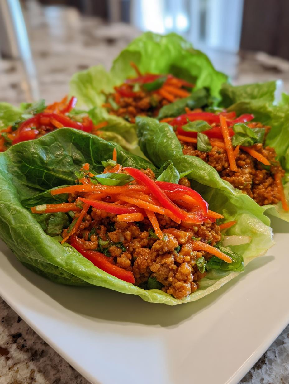Honey Lime Turkey Lettuce Cups with Fresh Veggies - detail 2