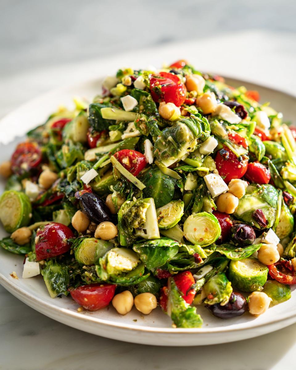 Italian Chopped Brussels Sprouts Salad - detail 1