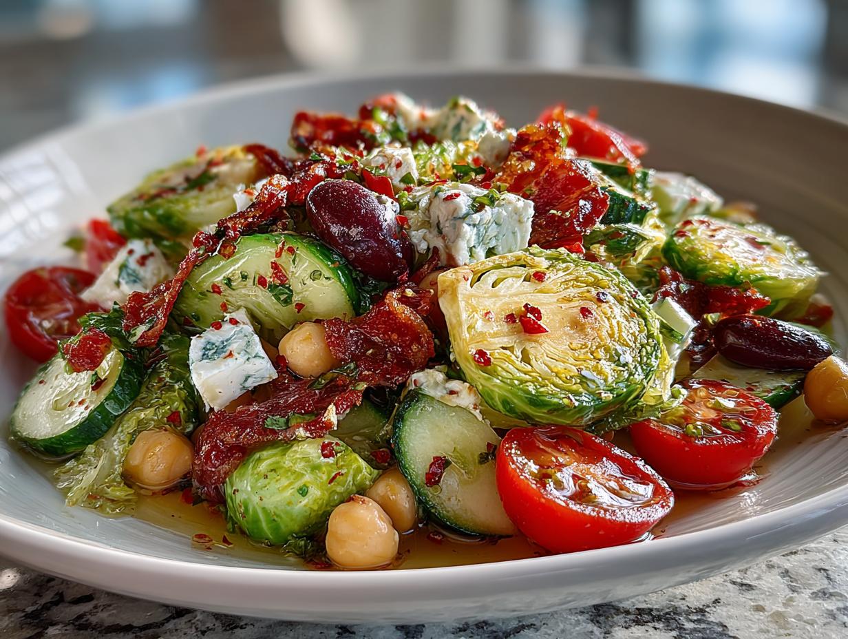 Amazing Italian Chopped Brussels Sprouts Salad 30 Minute Fix