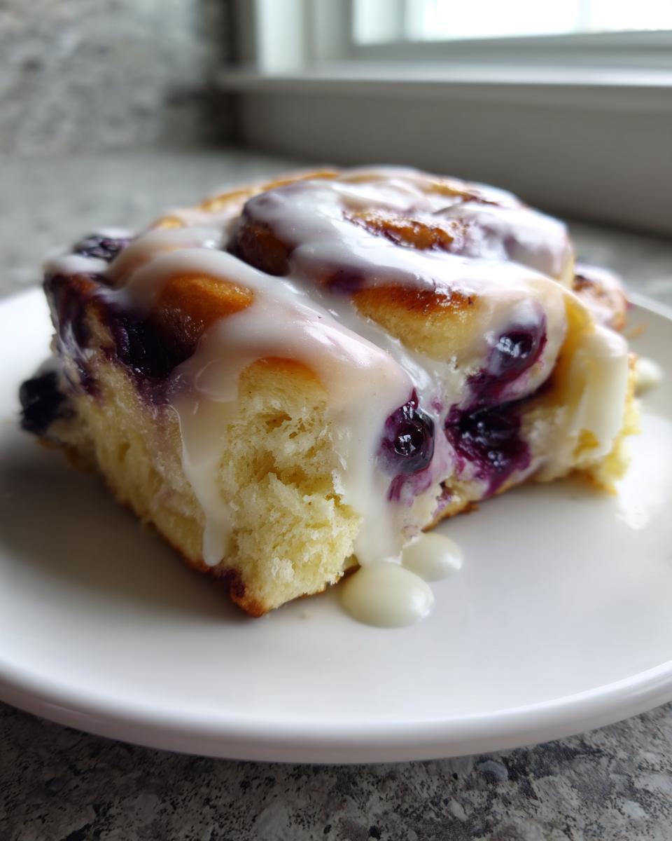 Lemon Blueberry Sweet Rolls - detail 1