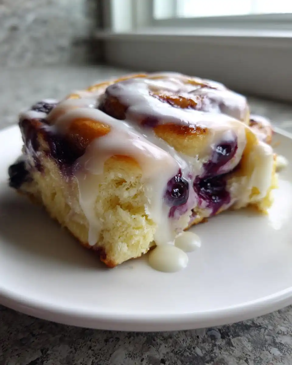 Lemon Blueberry Sweet Rolls - detail 1