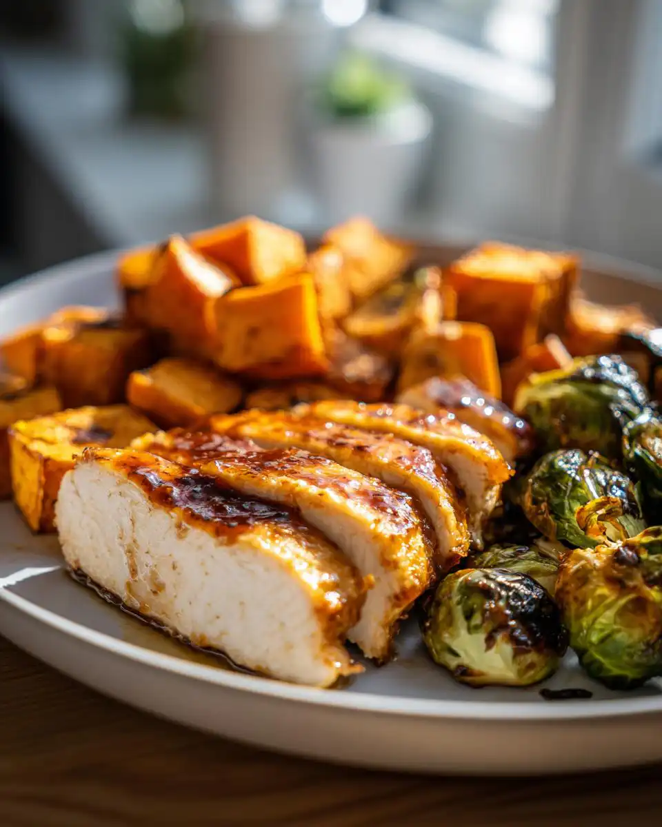 Maple Dijon Chicken Sheet Pan Dinner Easy Recipe - detail 1