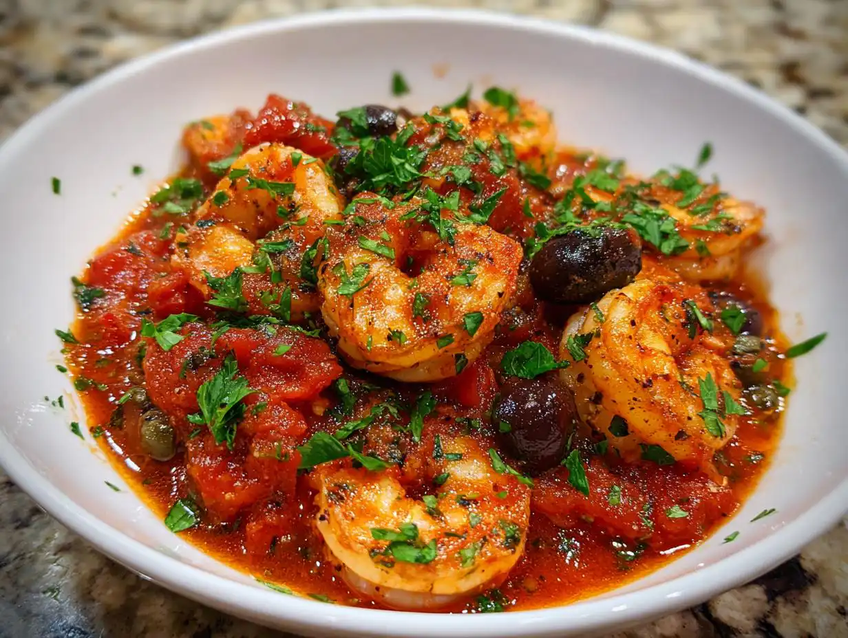 Divine 25-Min Mediterranean Garlic Shrimp Meal