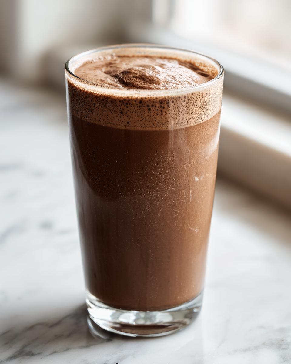 Mocha Cottage Cheese Breakfast Smoothie - detail 1