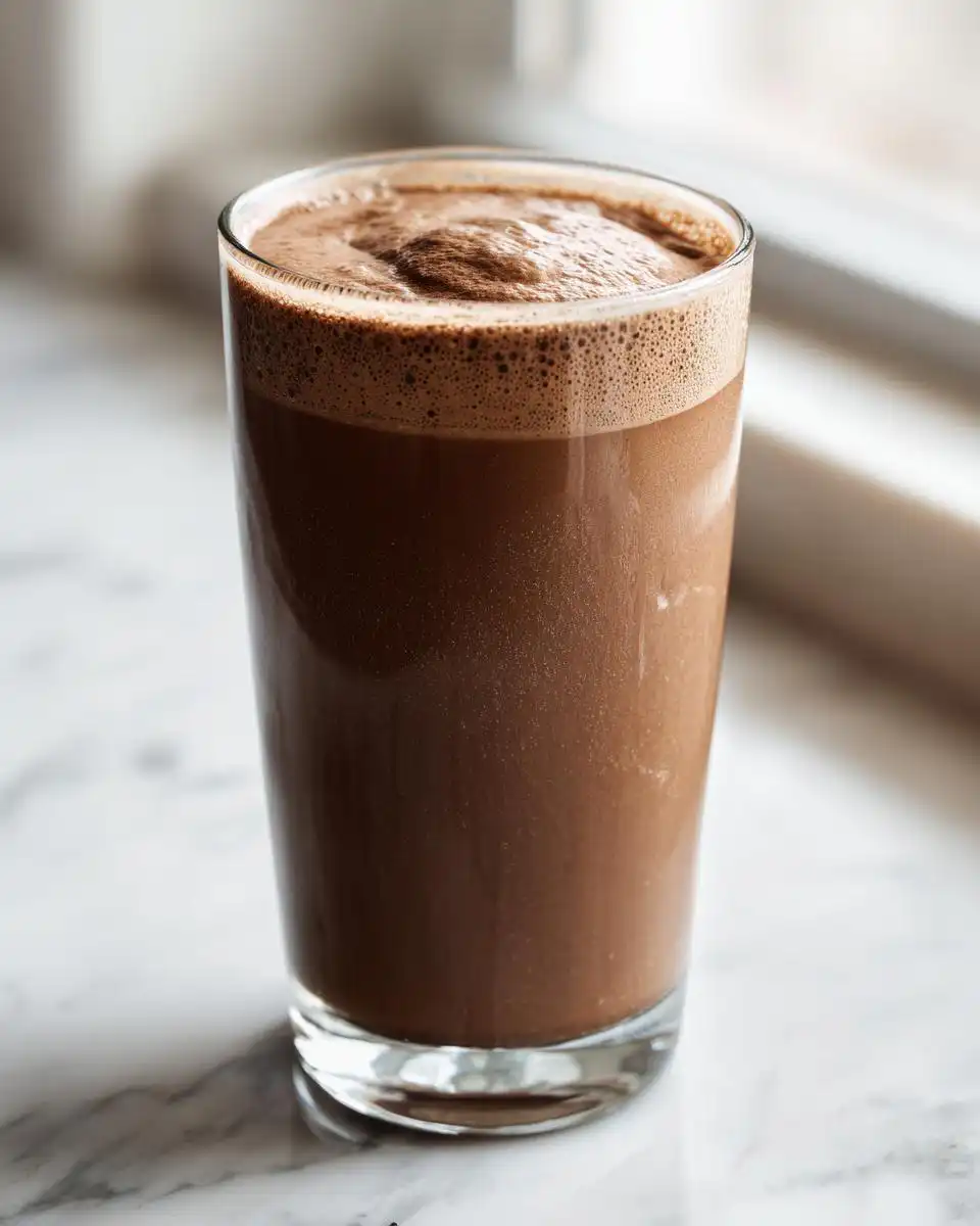Mocha Cottage Cheese Breakfast Smoothie - detail 1
