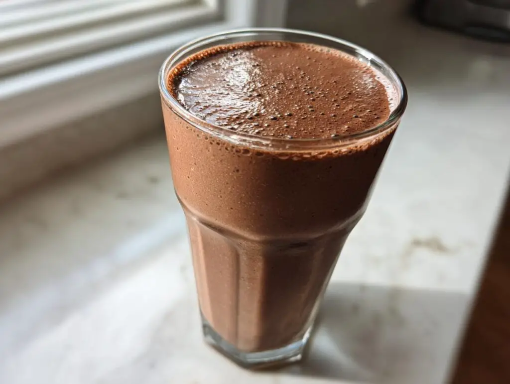 Mocha Cottage Cheese Breakfast Smoothie