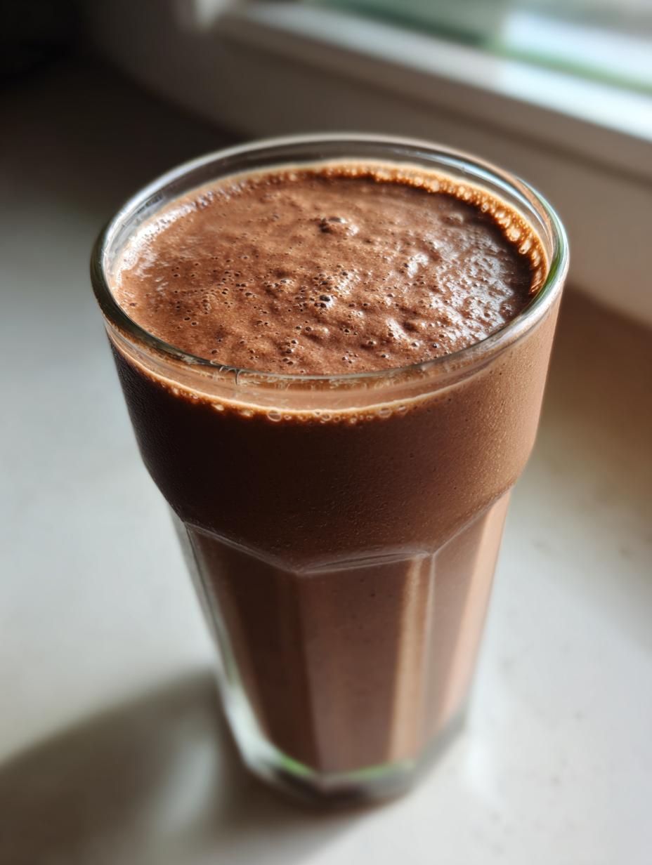 Mocha Cottage Cheese Breakfast Smoothie - detail 2