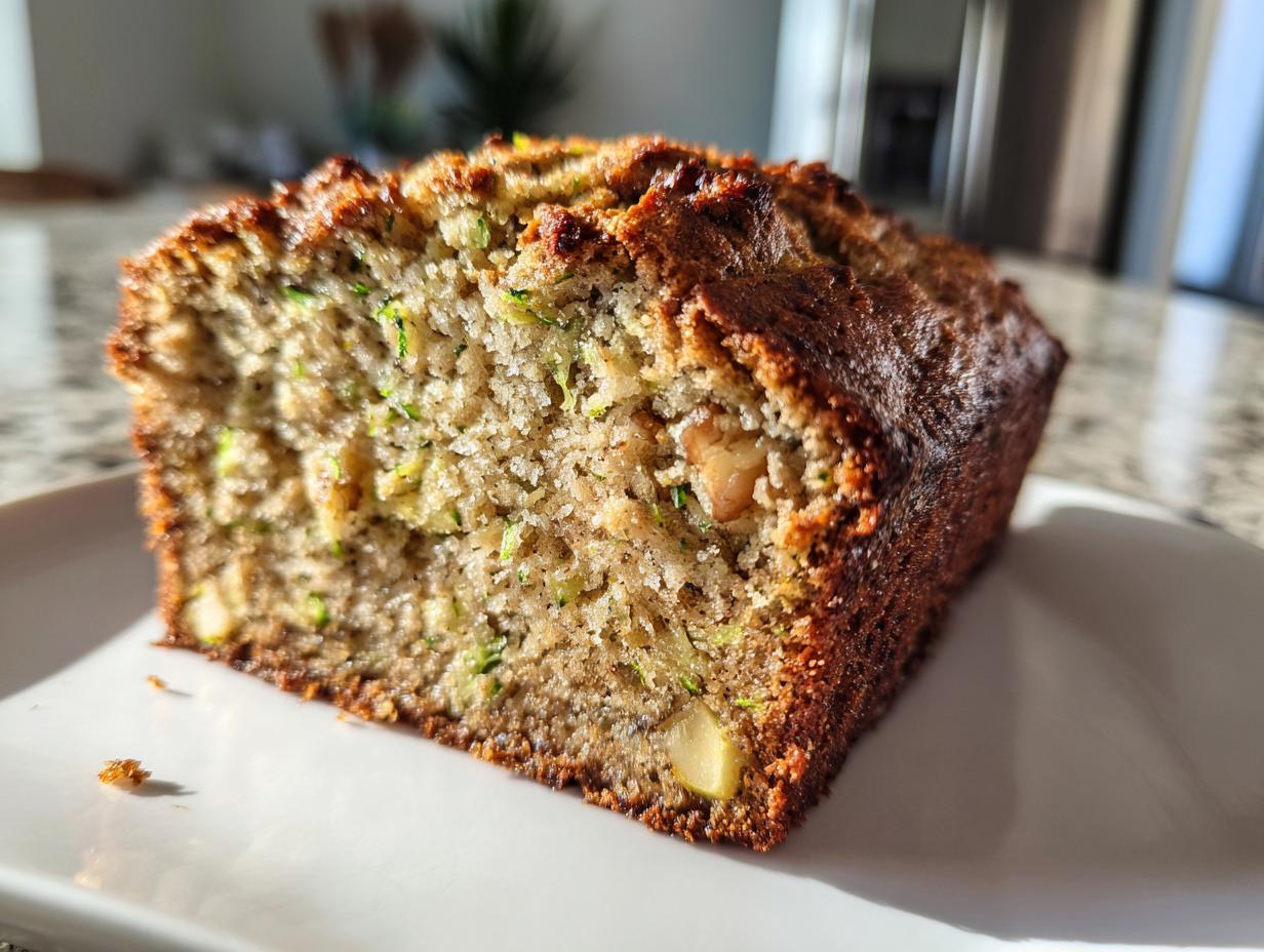 Secret 2 ingredient to Moist Apple Zucchini Bread Recipe