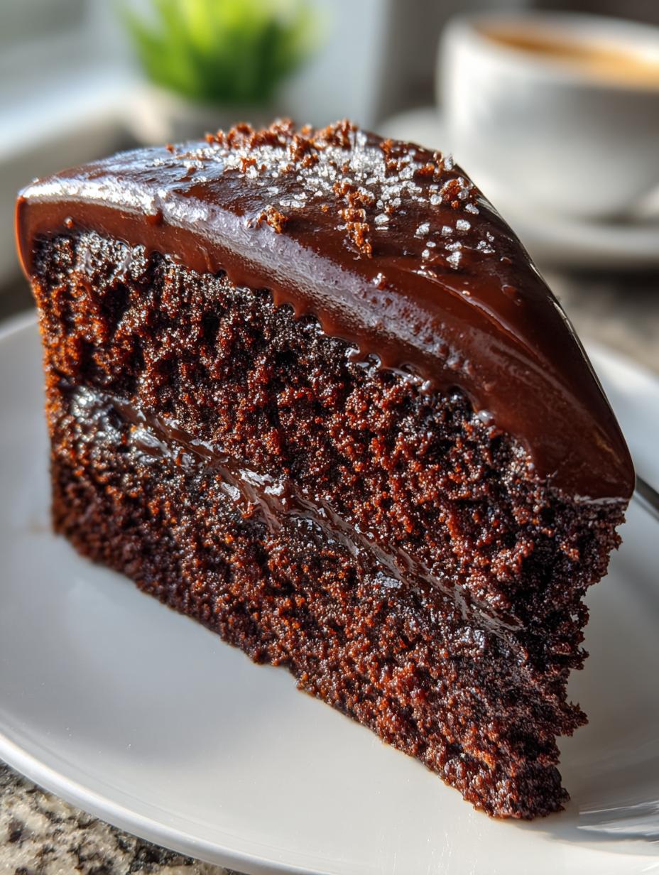 Moist Gluten Free Chocolate Cake from Scratch - detail 2