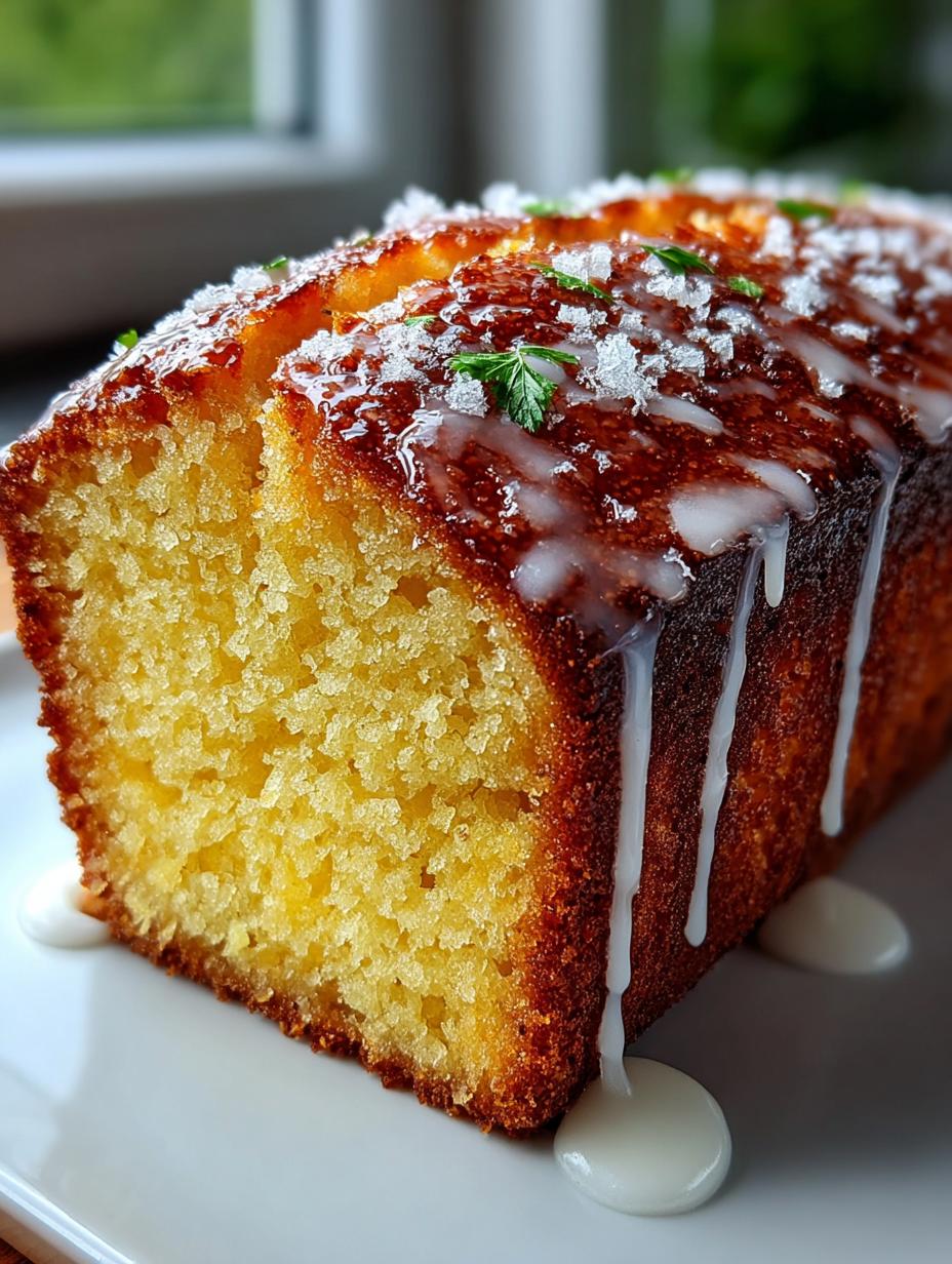 Moist Gluten Free Lemon Drizzle Cake - detail 2