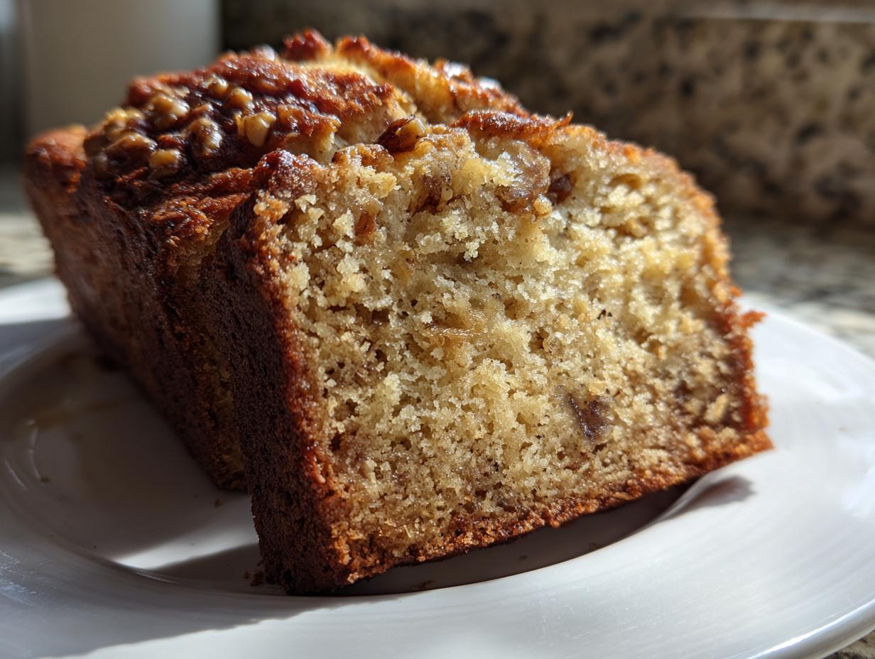 Amazing Moist Sourdough Banana Bread with 1 Cup Starter