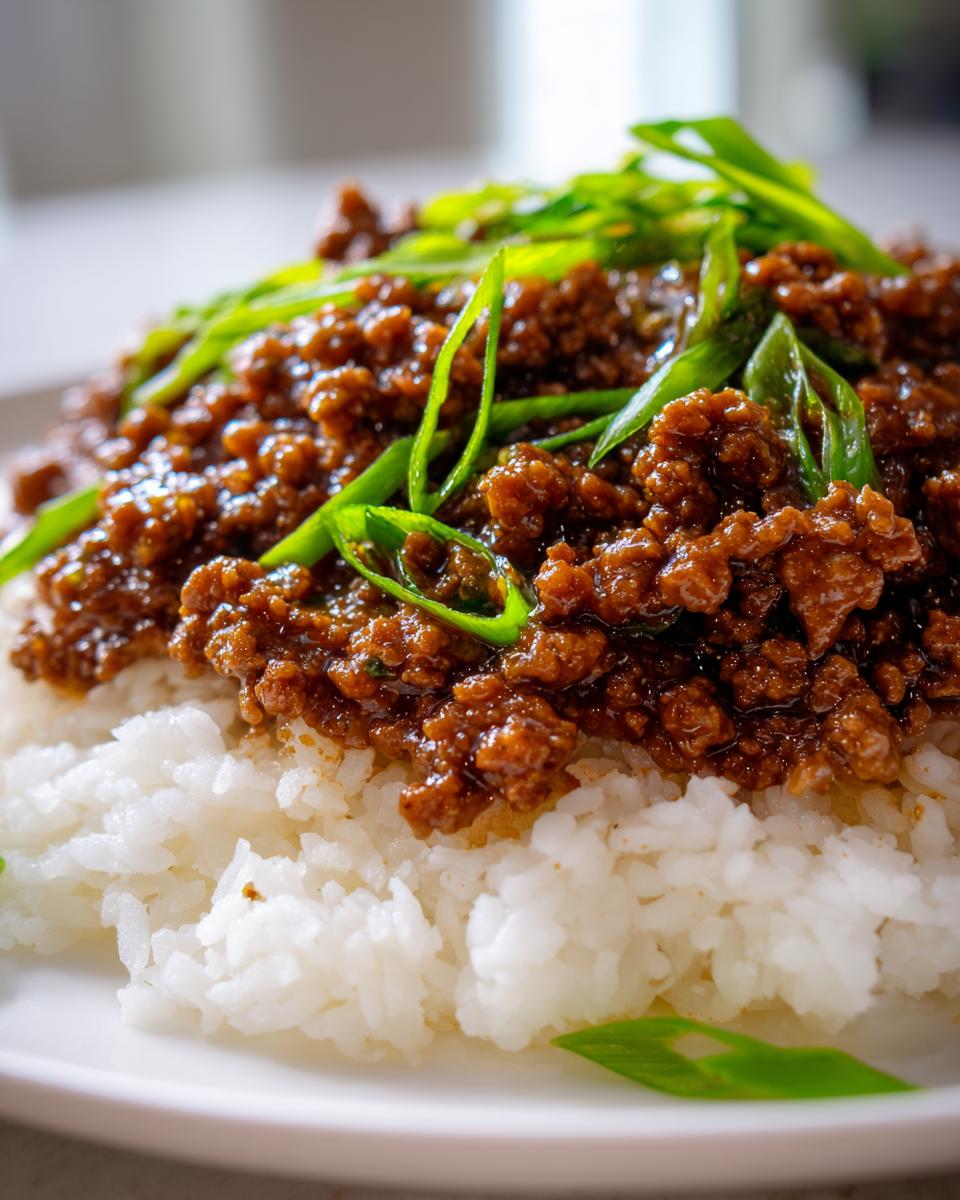 Mongolian Ground Beef - detail 1