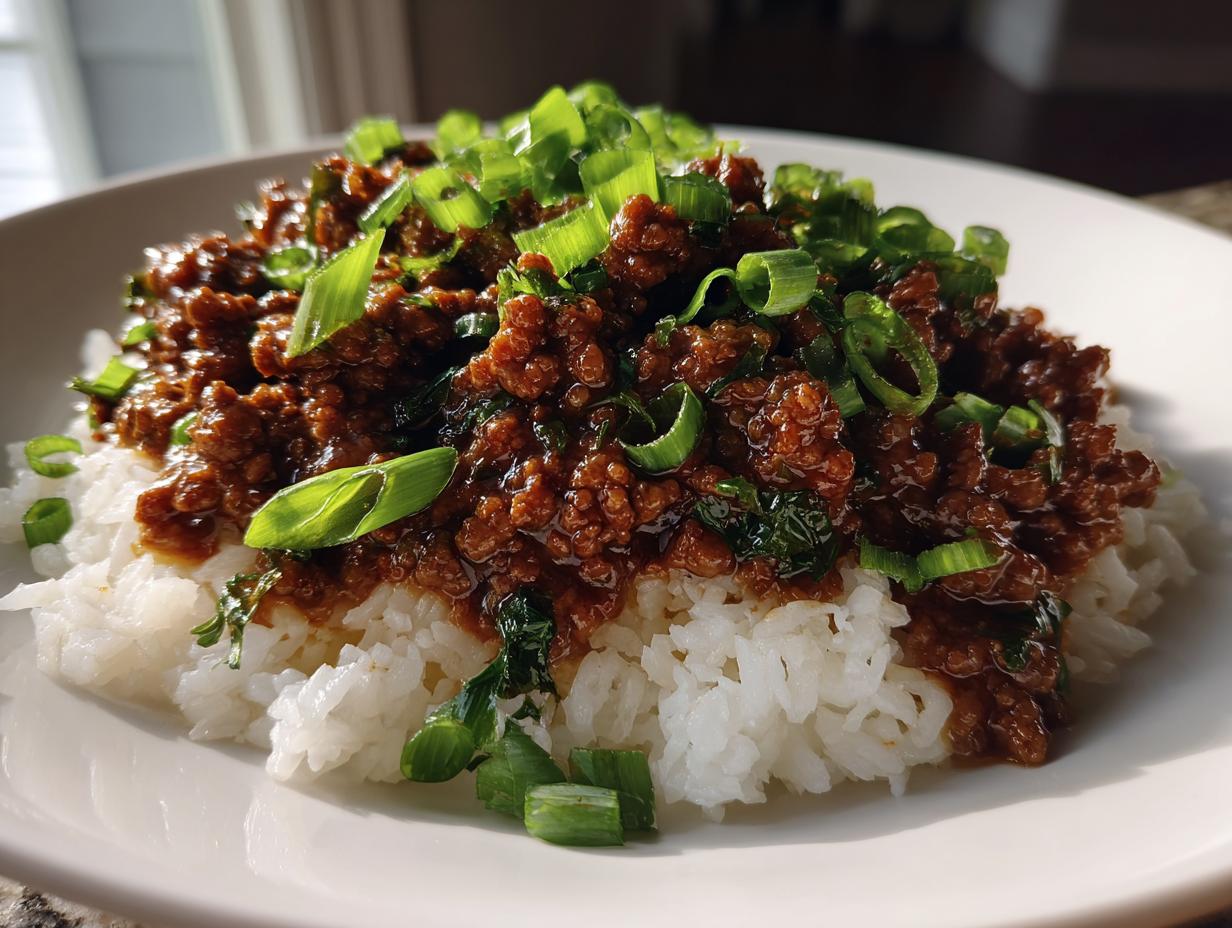 30-Minute Mongolian Ground Beef Saves Dinner