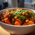 Moroccan Spiced Chickpea and Carrot Stew