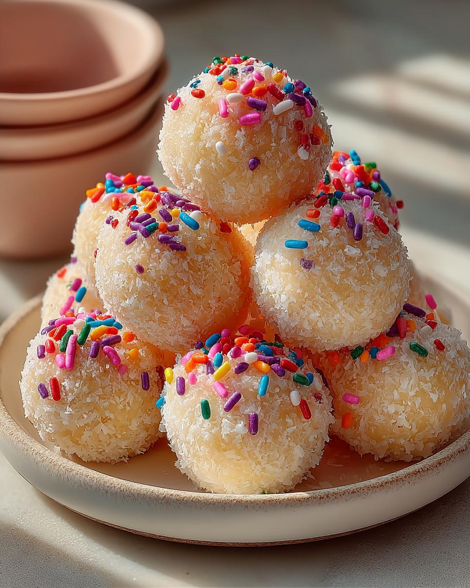 No Bake Cake Batter Energy Balls - detail 1