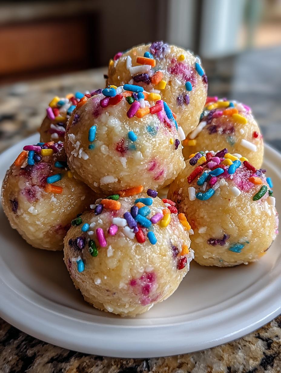 No Bake Cake Batter Energy Balls - detail 2