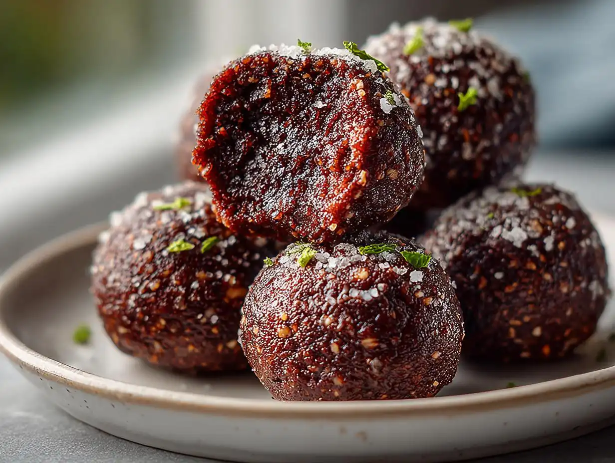 Divine 8 No Bake Mint Brownie Energy Bites