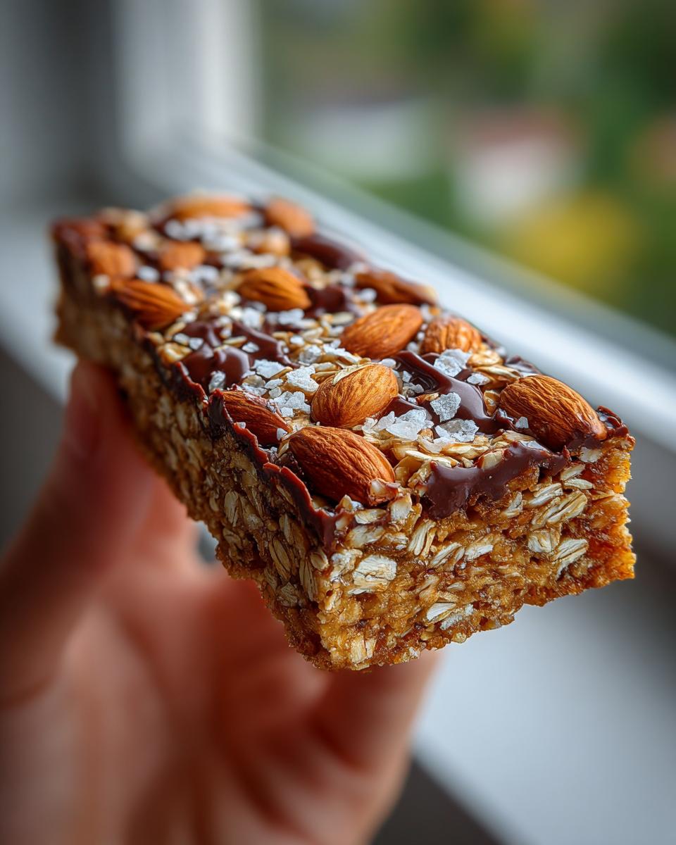 No Bake Peanut Butter Granola Bars - detail 1