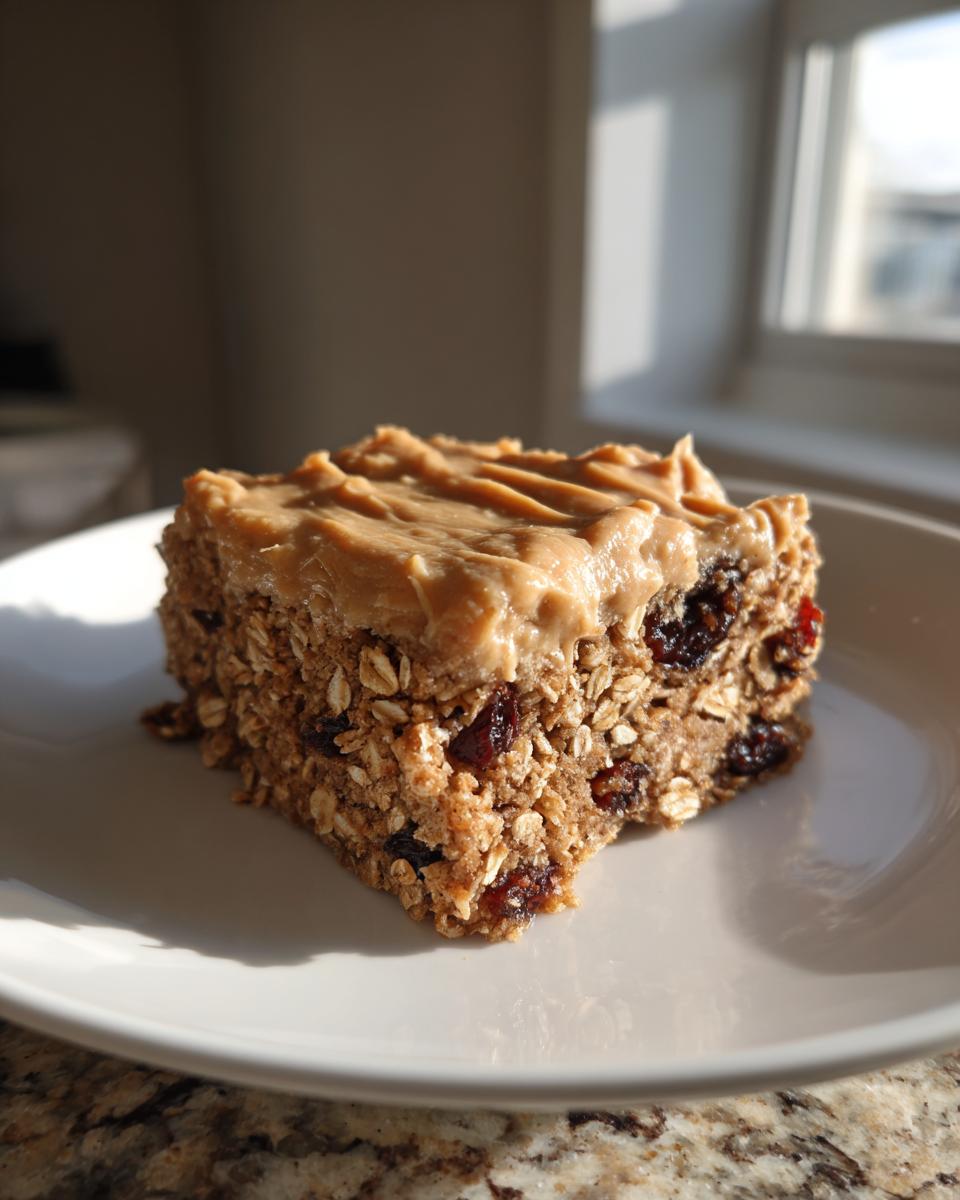 Oatmeal Raisin Cookie Bars - detail 1