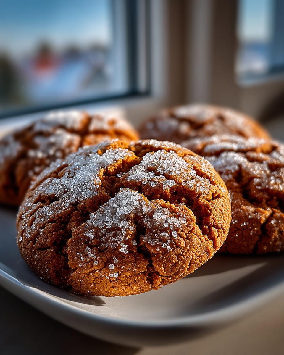 Paleo Soft Baked Gingersnaps Easy Ginger Cookies - detail 1