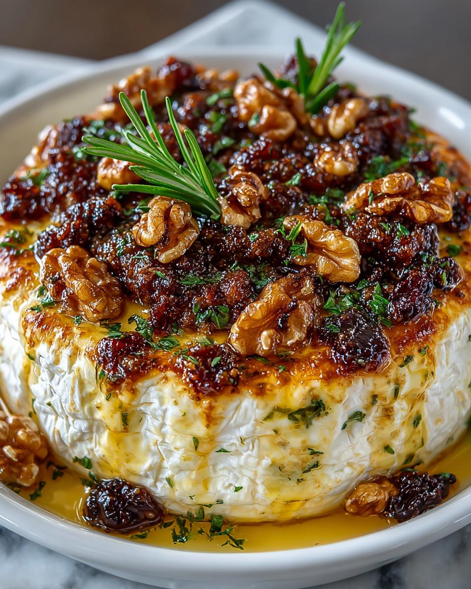 Sausage Baked Brie Easy Crowd Pleasing Appetizer - detail 1