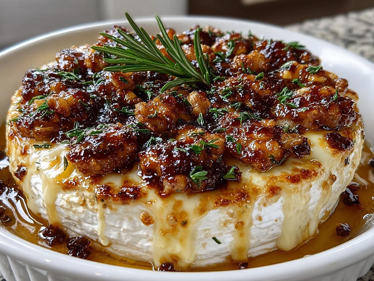 Sausage Baked Brie 1 Secret to Great Flavor