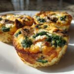 Savory Mushroom and Goat Cheese Egg Bites