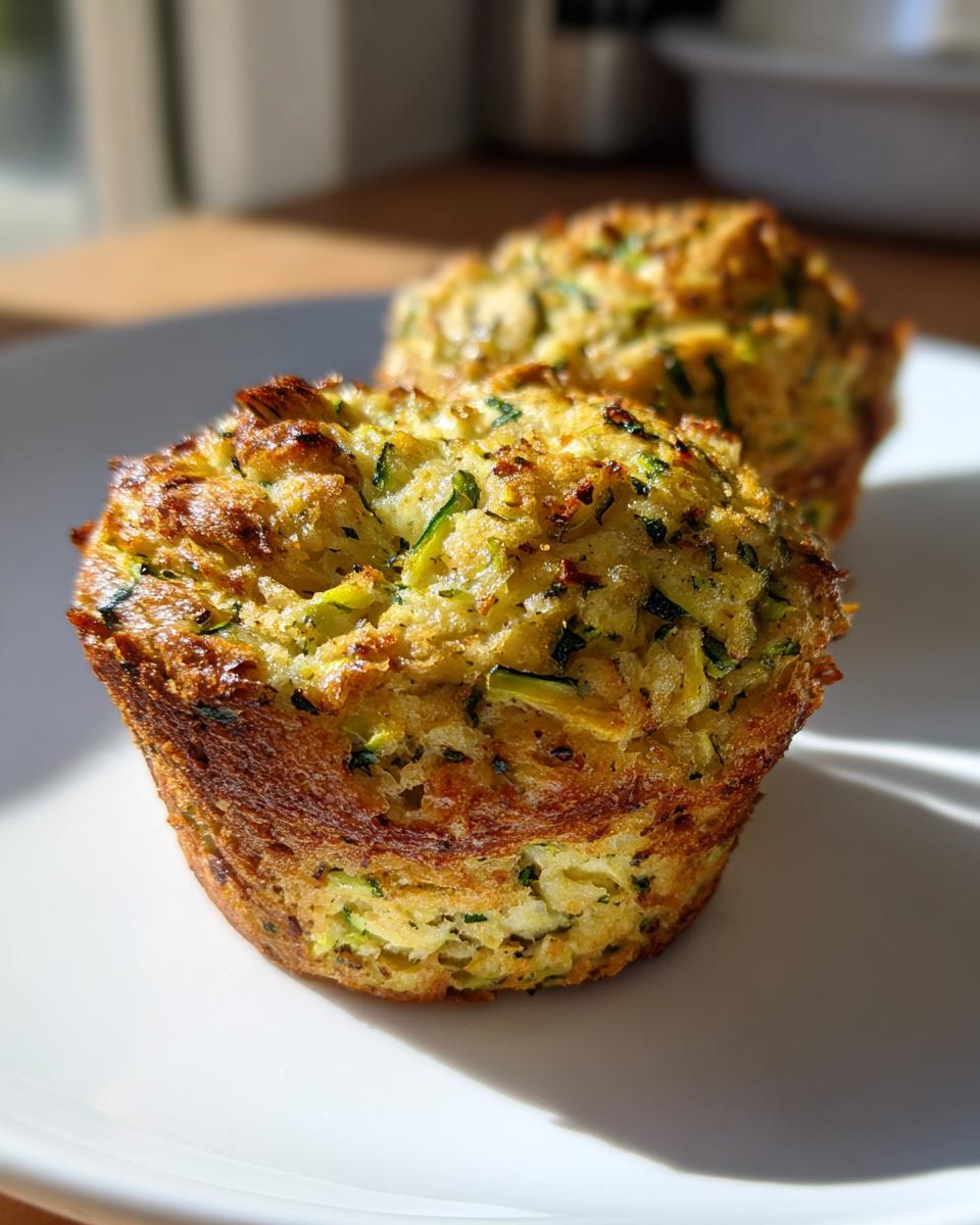 Savory Zucchini Ricotta Breakfast Muffins - detail 1
