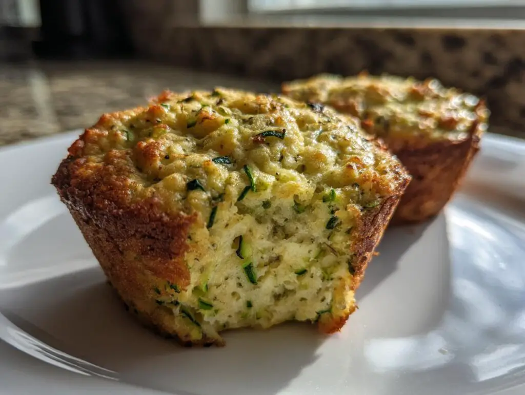 Savory Zucchini Ricotta Breakfast Muffins